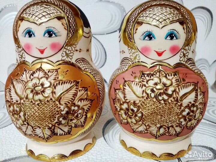 Матрёшка выжженная