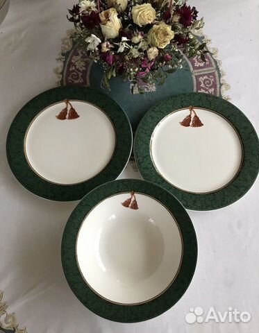 Тарелка фарфор блюдо салатник Hankook Индонезия