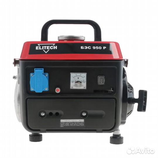 Генератор бензиновый Elitech бэс 950Р 155673