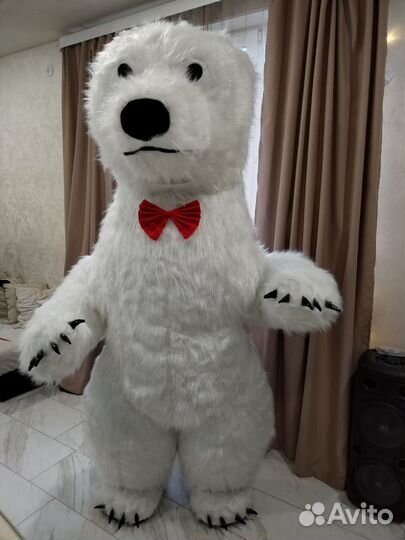 Ростовая кукла, Белый Мишка Тедди Панда Чебурашка