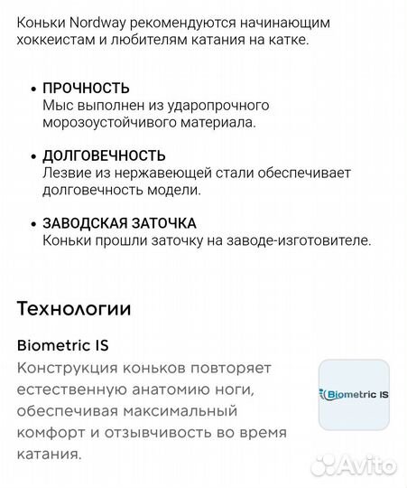 Коньки хоккейные Nordway NDW100