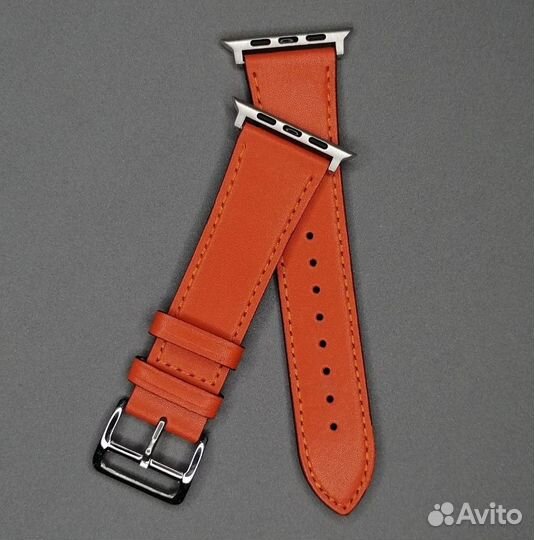 Кожаный ремешок для смарт часов Apple Watch