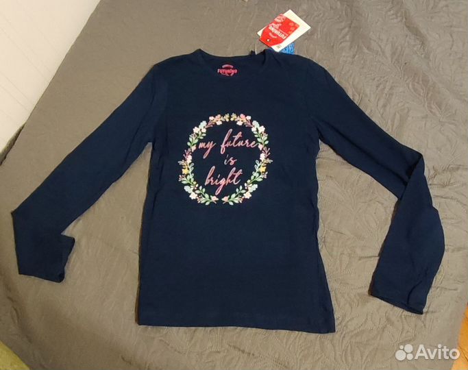 Лонгслив на девочку 140