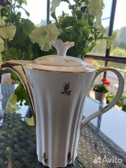 Фарфоровый Чайно- кофейный набор Чехия винтаж