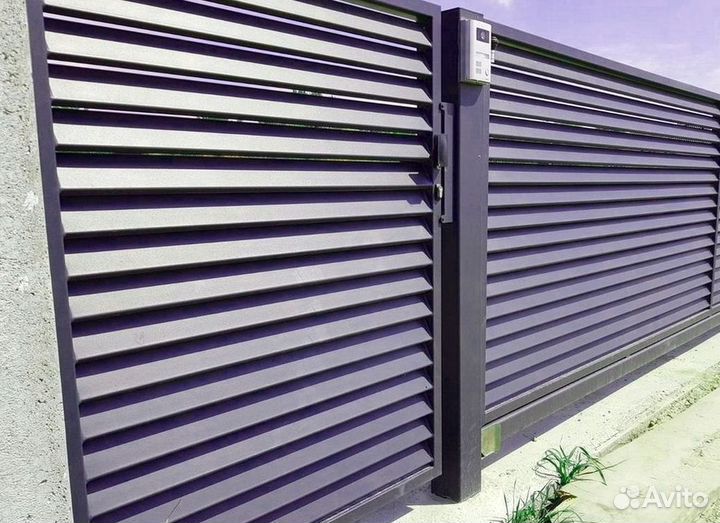 Заборы жалюзи с доставкой