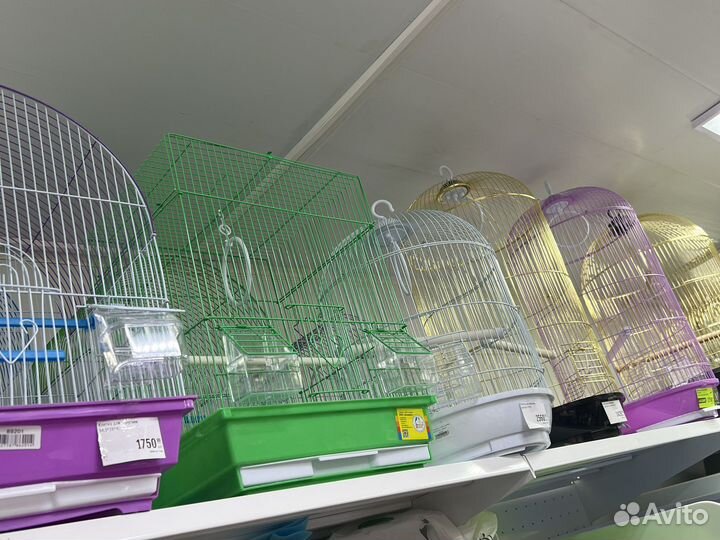 Клетки для попугаев, грызунов, Корма