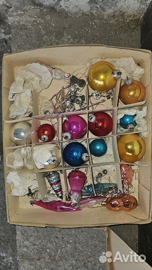 Елочные игрушки СССР