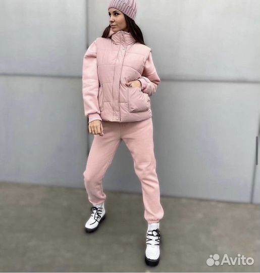 Флисовый костюм тройка новый