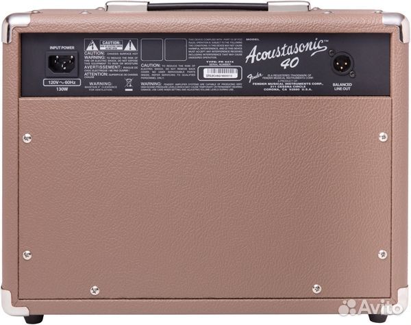 Fender acoustasonic 40 комбоусилитель для акустиче