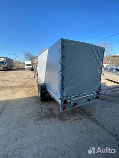 Прицеп 817717.025 с тентом. Установка фаркопа