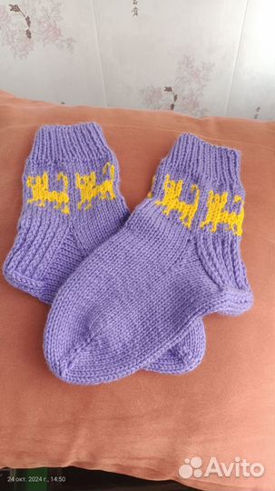 Носки вязаные ручной работы