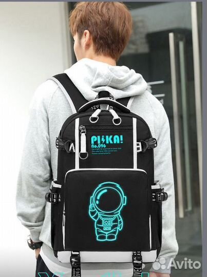 Школьный рюкзак светящийся портфель ранец в школу