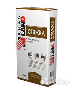 Krasland стяжка грубый ровнитель д/пола 25 кг