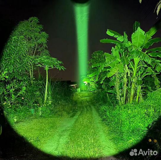 Фонарь Convoy S21B зелёный свет, новый