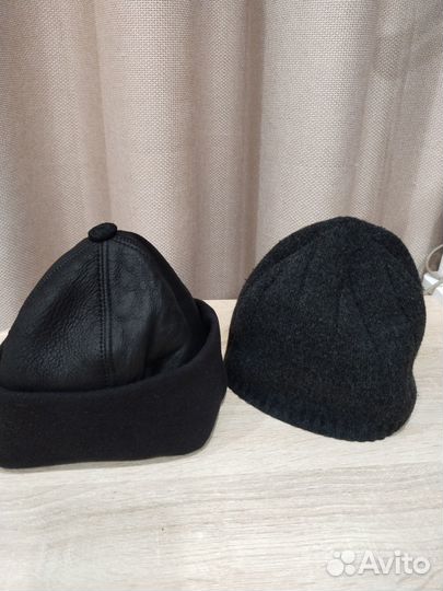 Шапки мужские вязаные (размер 48-50)