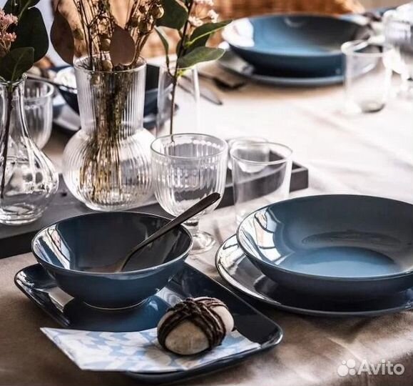 Färgklar фэргклар икеа сервиз 24 предмета