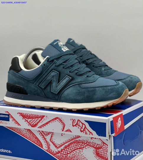 Кроссовки New Balance 574 Blue (Арт.45836)