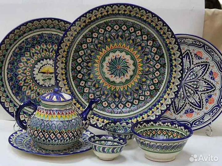 Ляган узбекская керамическая посуда