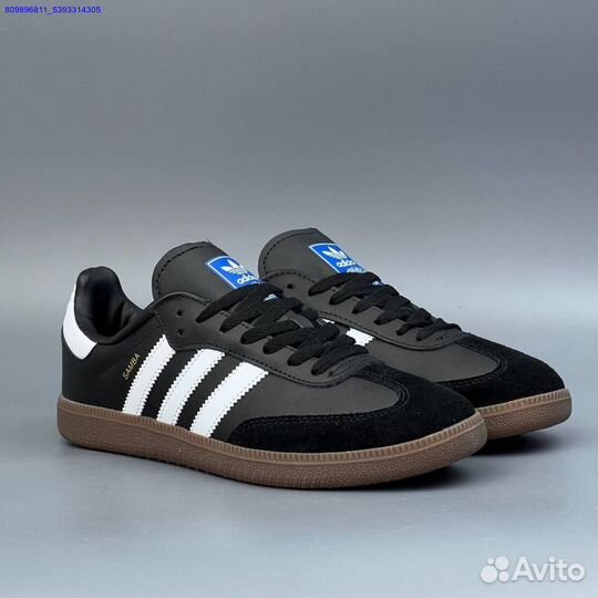 Кроссовки Adidas Samba Black (Арт.14217)