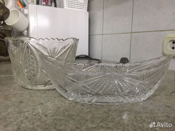 Ваза хрустальная СССР