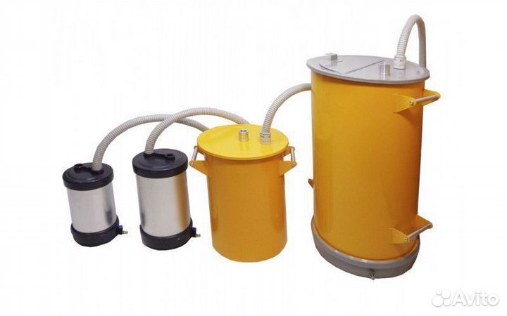 Баки для порошковой краски с пластиной ожижения