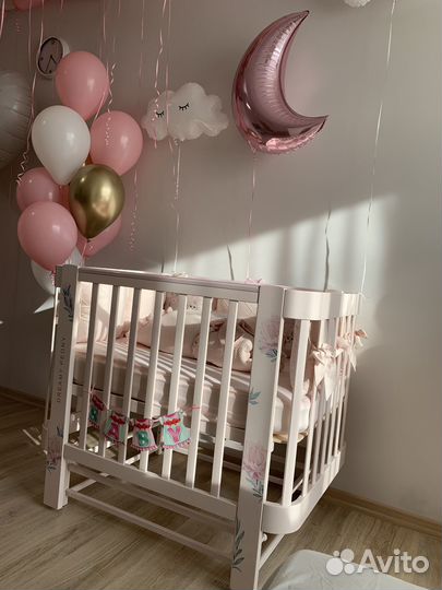 Детская кроватка happy baby mommy love