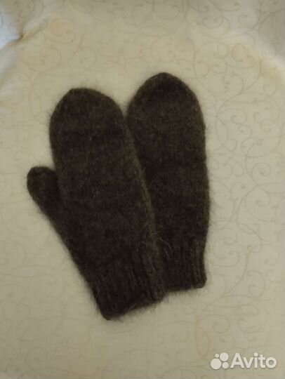 Варежки из собачьей шерсти