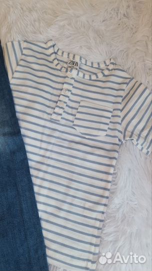 Вещи на мальчика 104, джинсы, футболка