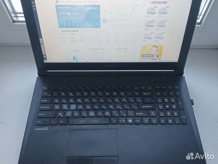 Игровой ноутбук msi