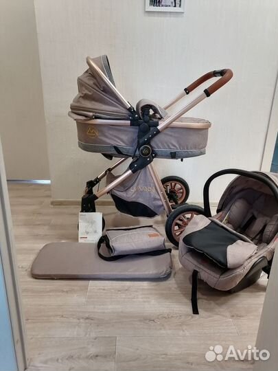 Коляска 3в1 Luxmom (лёгкая)