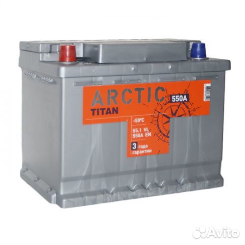 Аккумулятор titan arctic 6ст-55.1 VL