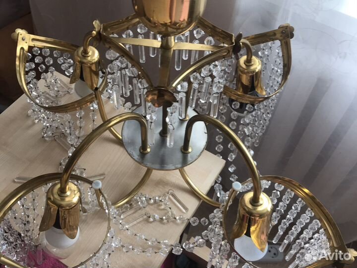 Хрустальная люстра СССР