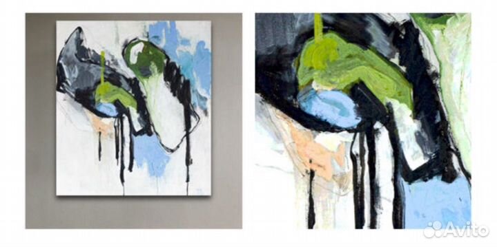 Картина на холсте абстракция