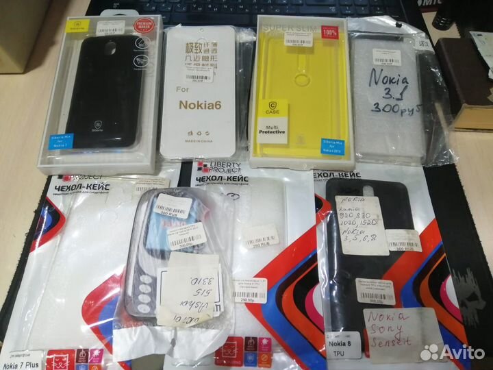 Чехлы на Nokia (силиконовые) разные