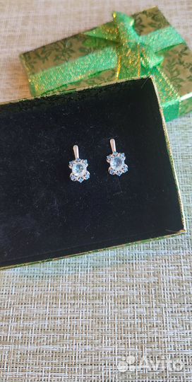 Серьги серебро