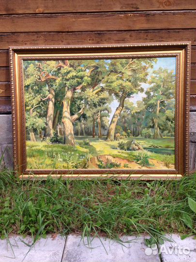 Дубовая роща, копия картины Шишкина