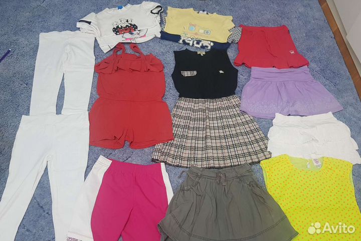 Летние вещи на девочку 6-8 лет