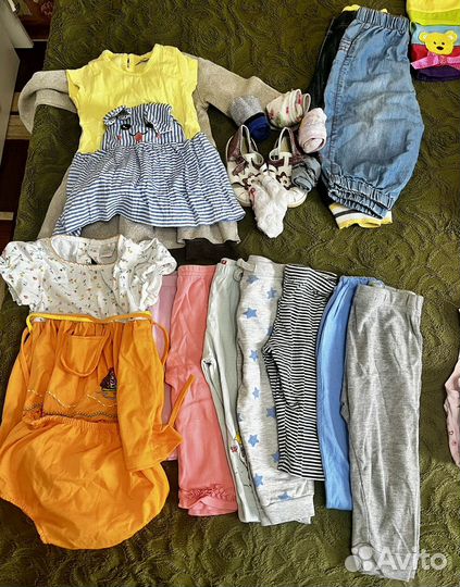 Пакет одежды для девочки 80-86