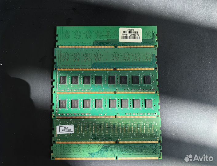 Оперативная память ddr3 2 Гб (разная)