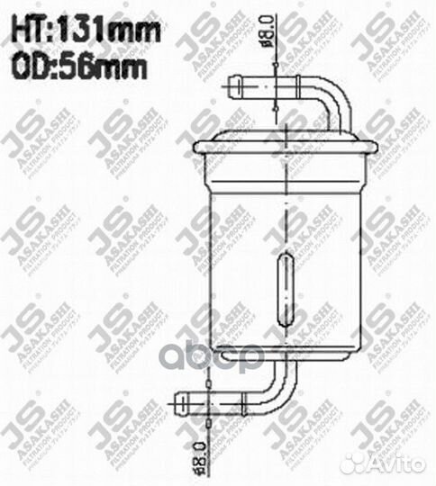 Фильтр топливный FS9087 JS Asakashi