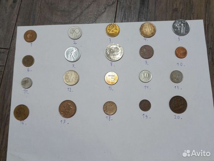 Наборы монет цена за один набор