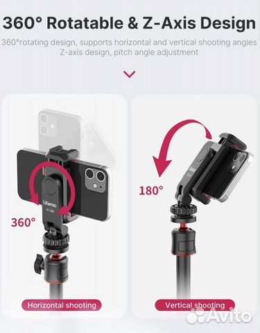 Крепление ulanzi 360 для фото видео на хол башмак