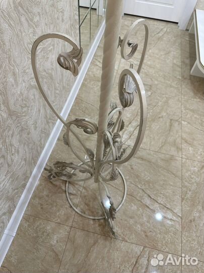 Большая вешалка золото патина