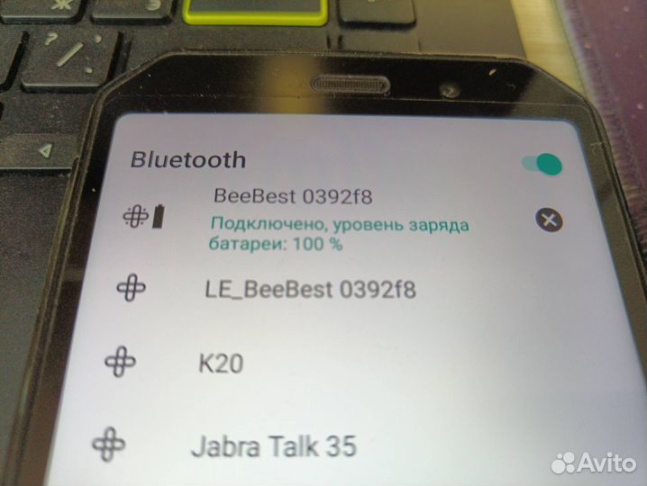 Bluetooth моно гарнитура BE501 рабочая