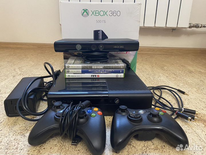 Xbox 360e 500 gb kinect