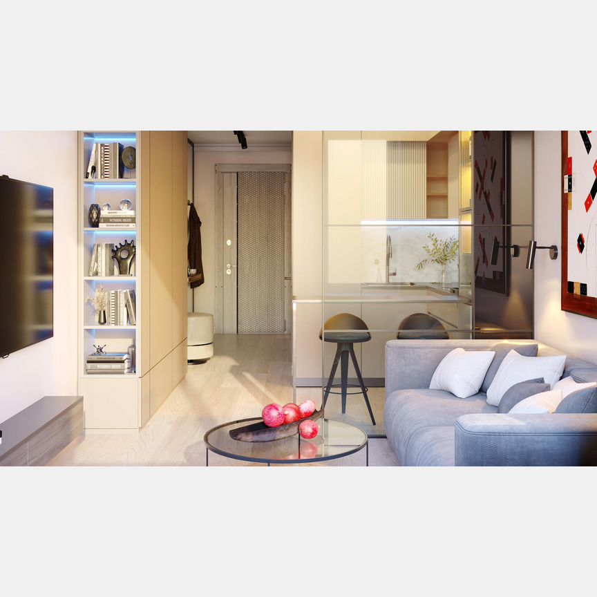 Апартаменты-студия, 22,6 м², 16/28 эт.