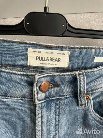 Шорты джинсовые pull and bear