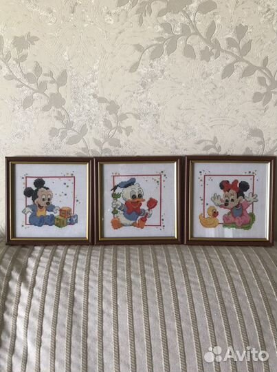 Вышитые картины в детскую комнату