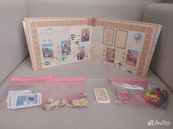 Настольная игра вокруг света за 80 дней