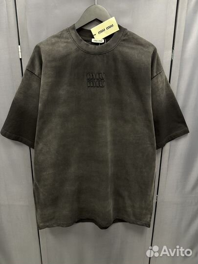 Футболка miu miu oversize (новинка)